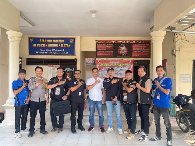 PWRI Lampung Utara Jalin Koordinasi dengan Polsek Abung Selatan, Perkuat Sinergitas Kamtibmas